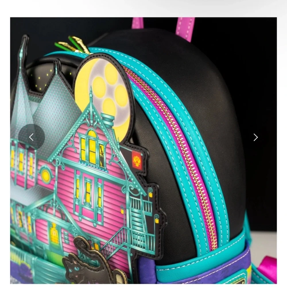 Loungefly Coraline Glow In The Dark House Mini Backpack & Wallet Set
